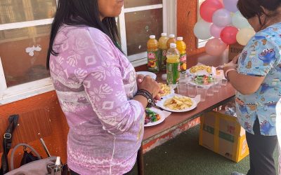 Supervisores de Candelaria y LMC llevan la dulce Pascua a residencia Nazaret