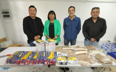 Sindicato de Supervisores de Candelaria entrega significativo aporte para la reconstrucción en la Quinta Región