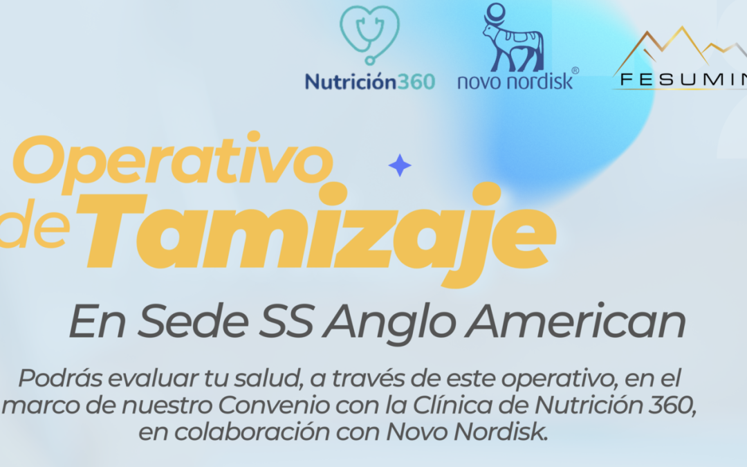 Fesumin invita a sus socios a participar en operativos de salud en el marco del convenio con Clínica Nutrición 360