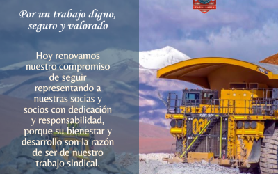 Orgullo de ser trabajadores y trabajadoras de la minería chilena